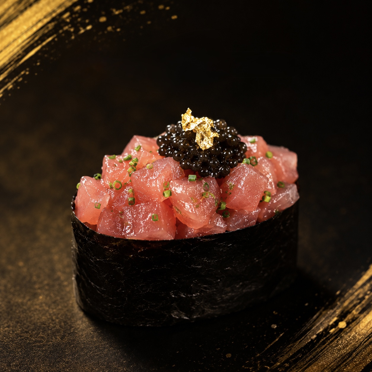 Gunkan Thon Caviar Feuille d'Or — La Cabane à Sushi